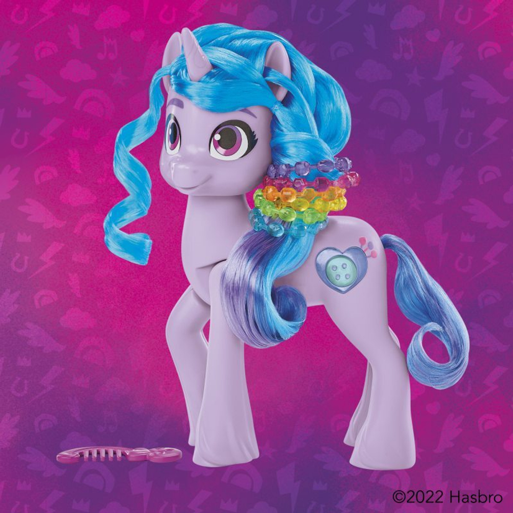 My Little Pony - Пони Иззи с блестками Свет и звук набор F3870