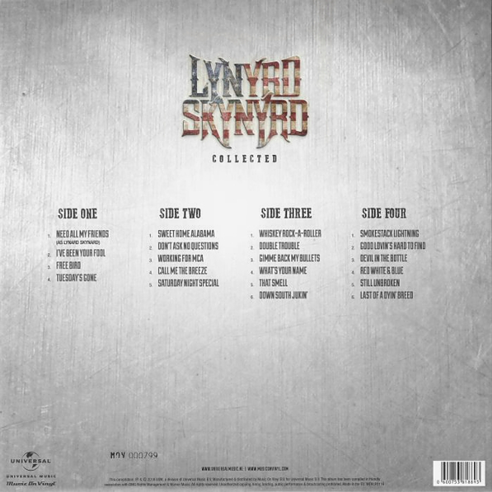 Lynyrd Skynyrd / Collected (Coloured Vinyl)(2LP)