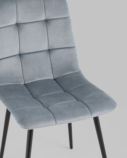 Стул Одди велюр серый 4 шт.