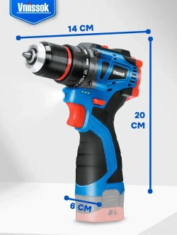 Аккумуляторный бесщеточный шуруповёрт 16V в кейсе