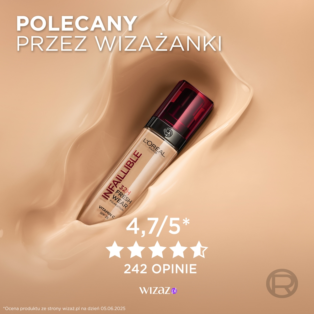 L’Oreal Paris Infaillible 32H Fresh Wear - Долговременное тонирование в жидкой основе оттенок 015 NEUTRAL NEUTRE, 30 ml