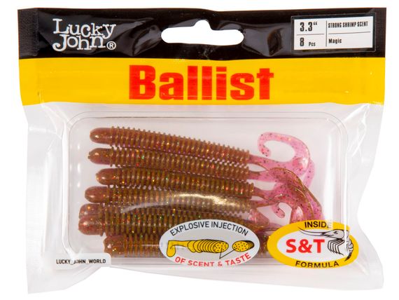 Твистеры съедобные LJ Pro Series BALLIST 3.3in (8,4 см), цв. S14, 8 шт.