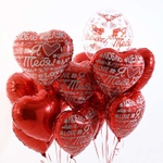 Фольгированный шар-сердце «Я Тебя Люблю. Хештеги», 46 см