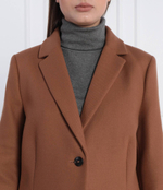 Хлопковое пальто Tommy Hilfiger - коричневый(WW0WW39753)