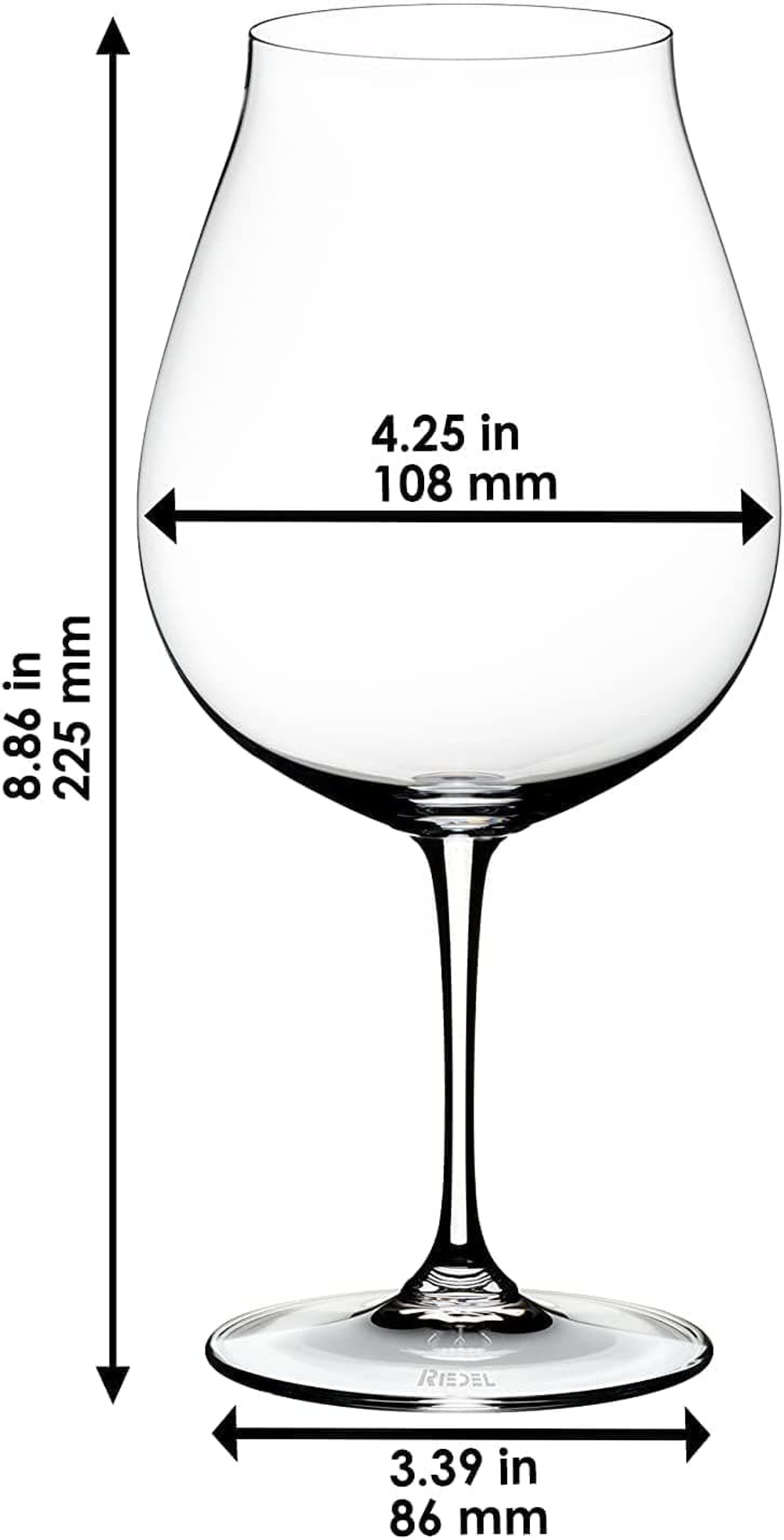 Набор из 2-х бокалов для вина New Wolrd Pinot Noir 800 мл Vinum Riedel