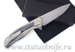 Нож Широгоров Флиппер 95 NL Сатин M390 CFфотография - 2
