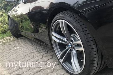 Накладки на пороги V.1 для BMW 4 F32/F33 2013-2020 Coupe/Cabrio