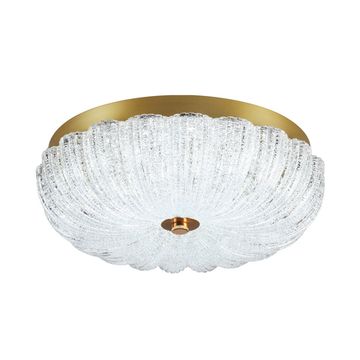 Потолочный светильник 48W 3000-6500K 7719/48L прозрачный/золотой D400 пульт ДУ PIKO Tesoro Sonex