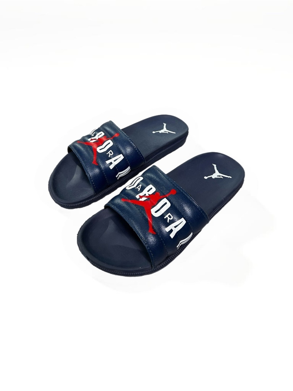 Тапочки Jordan #6085 (син.)