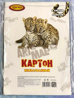 Картон немелованный 8цв
