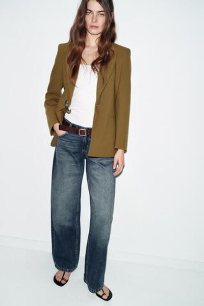 Блейзер с аксессуарами, облегающий фигуру - ZARA