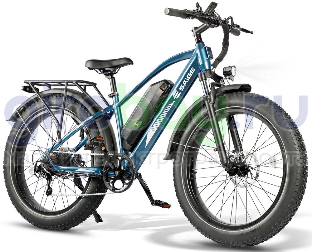 Электровелосипед Saige Lander (48V/13Ah) - Синий фото №1