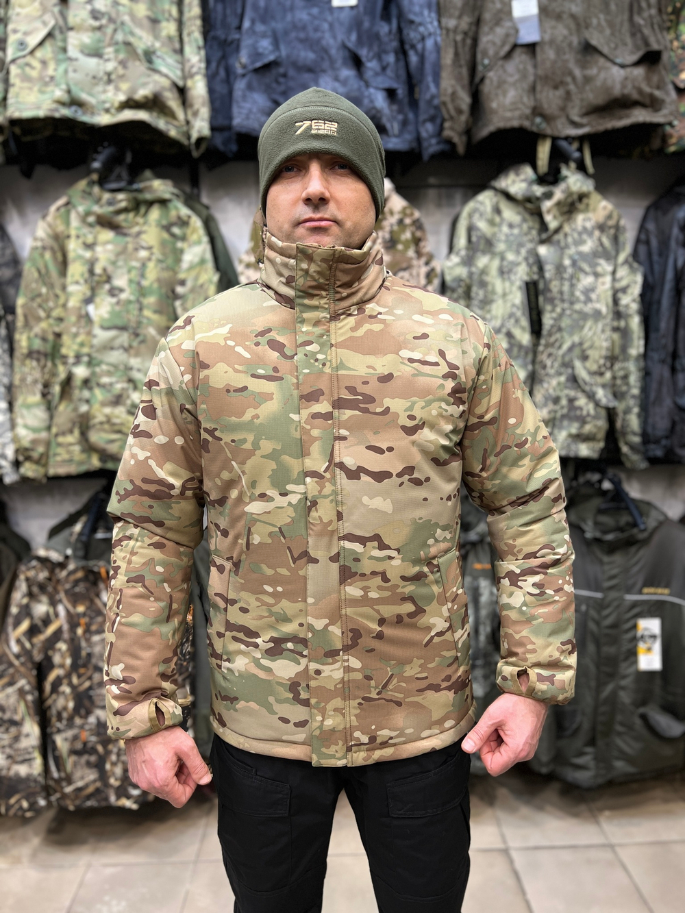 Куртка Двухсторонняя, GONGTEX Мультикам Песок