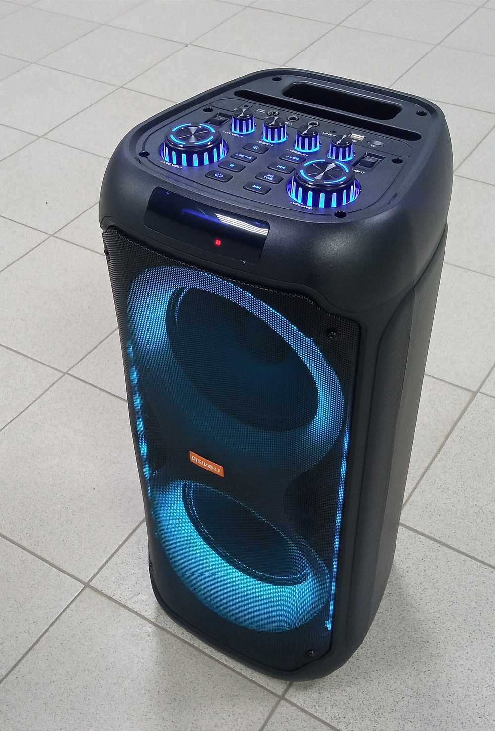 Напольная колонка DIGIVOLT DG-1201 8"/1000WPMPO/микрофон