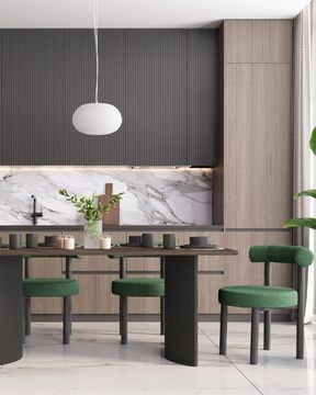 Стол обеденный Celestia 180*90*75 см темное дерево