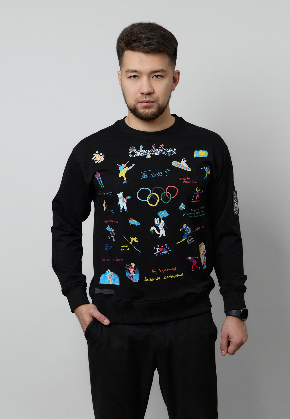 Свитшот OLYMPIC CHILD BLACK