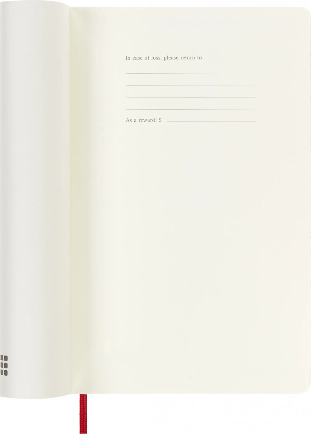 Еженедельник на 2025-2026 гг Moleskine Academic Soft WKNT (DSF218WN3) 13х21 см, мягкая обложка, красный