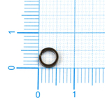 Кольцо заводное Vido Craft Flat Double Ring, Черный никель (10шт/уп)