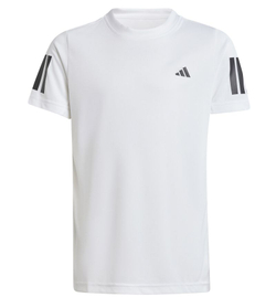 Детская теннисная футболка Adidas Club Tennis 3-Stripes - white