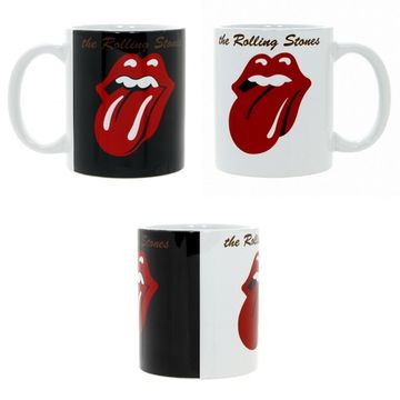 Кружка The Rolling Stones язык черно-белый (716)