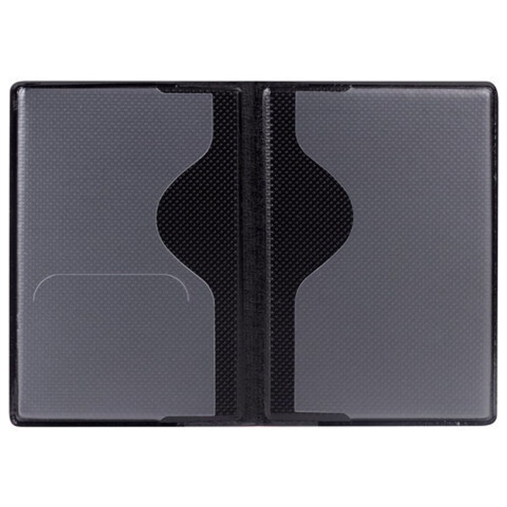 Обложка для паспорта STAFF, полиуретан под кожу, "ПАСПОРТ", бордовая, 237600