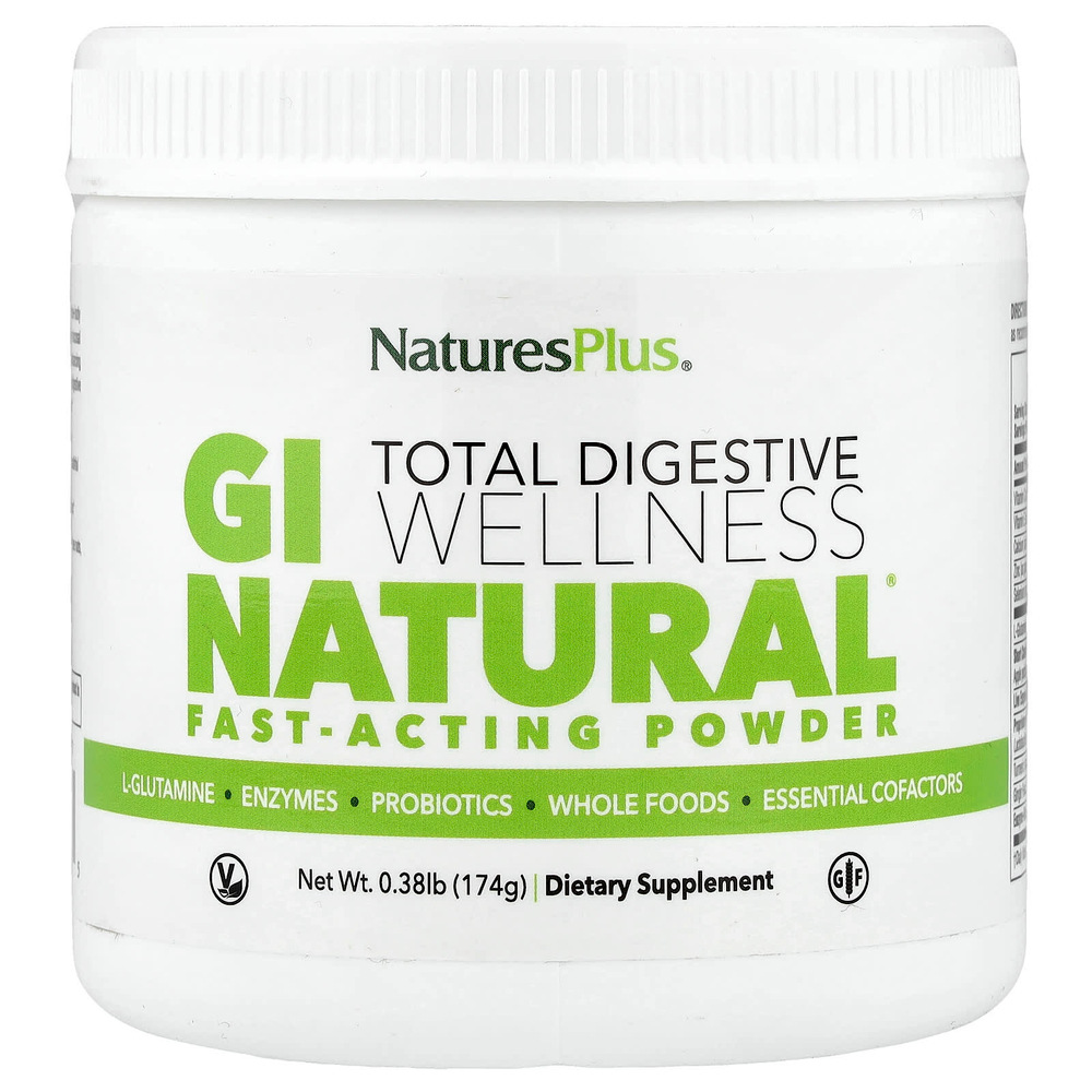 NaturesPlus, GI Natural®, порошок быстрого действия, 174 г (0,38 фунта)