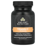 Ancient Nutrition, витамин C с пробиотиками, 60 капсул