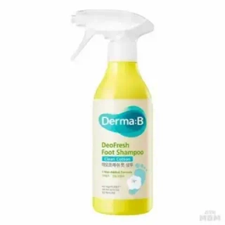 *Derma:B Deo Fresh Foot Shampoo Clean Cotton, 400ml - Шампунь для стоп аромат хлопка