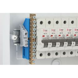 Ограничитель на DIN-рейку ЭРА NO-224-180 пластиковый упаковка 50 штук