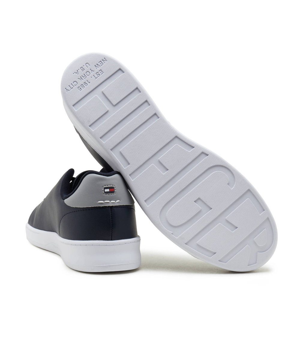 Кожаные кроссовки Tommy Hilfiger - темно-синий(FM0FM05038)