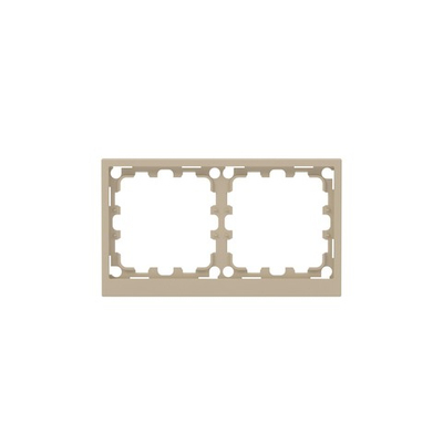 Рамка на 2 поста, KANT, ванильный марципан