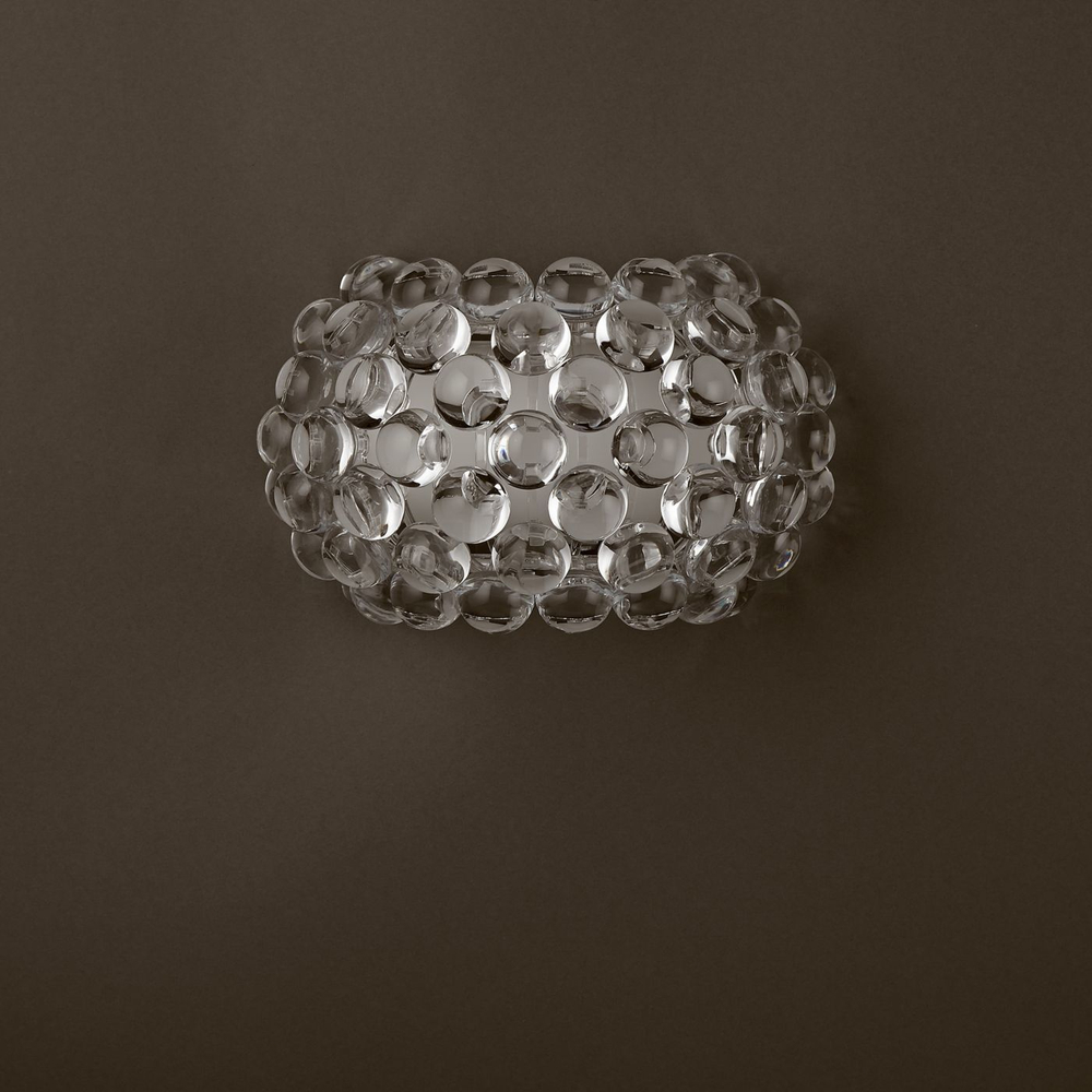 Wall design lamp  CABOCHE piccola by Foscarini (Clear)