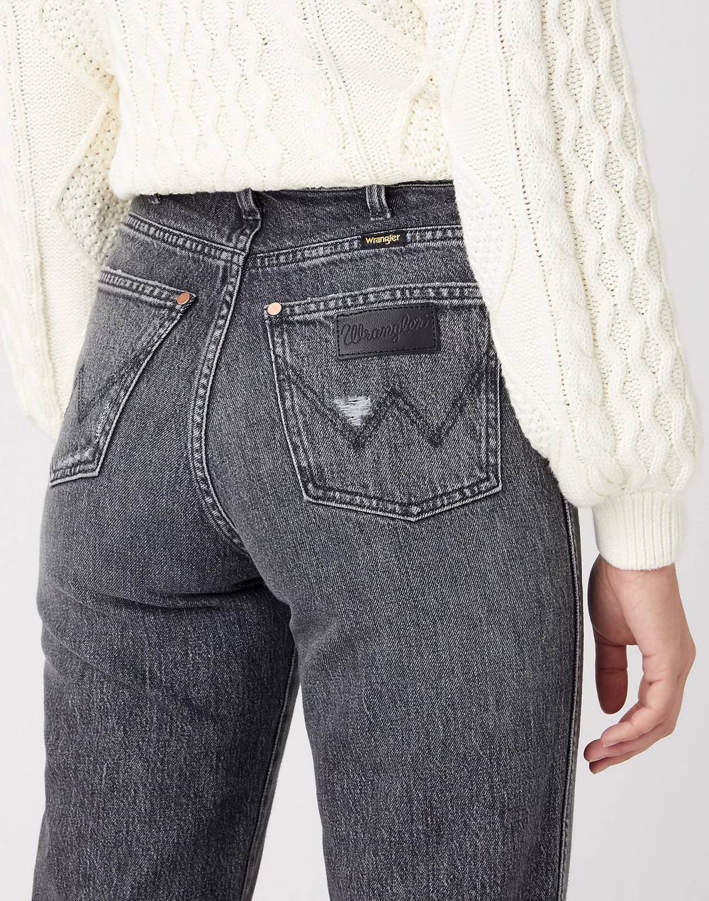 Джинсы женские WRANGLER MOM STRAIGHT STAR GAZER