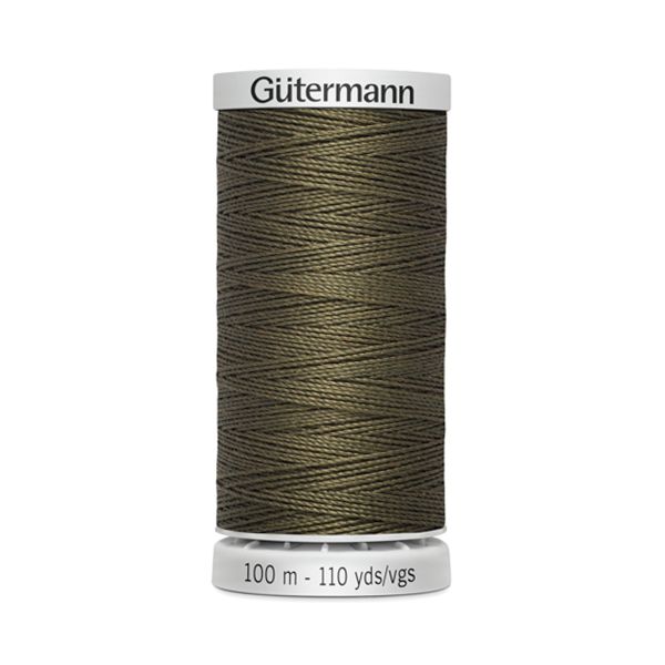 Нитки суперкрепкие Gutermann Extra Strong M782 №40 (100 метров), 5 кат. | 676 св.хаки