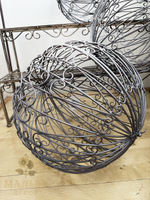 Шары металлические "Ажур" для декора сада от CAMPO Home & Garden 3 штуки