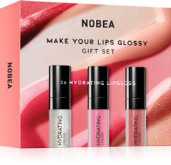NOBEA Beauty Pleasure NOBEA Make Your Lips Glossy Gift Set - Набор блесков для губ в подарочном исполнении, 3 szt.