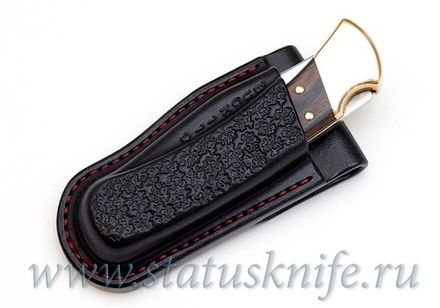 Чехол кожаный черный Buck 110