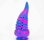 Космический фаллоимитатор c присоской в виде щупальца ROSYLAND (21 см) (Цвет: разноцветный)