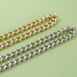 Цепь декоративная цв. Никель, замак