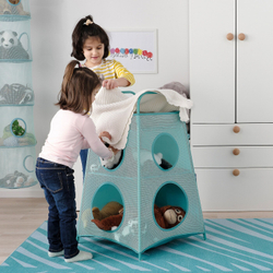 IKEA TIGERFINK  (ИКЕА ТИГЕРФИНК)  -  Полки с разделителями, бирюзовый