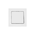 ATLASDESIGN 1-клавишный ВЫКЛЮЧАТЕЛЬ, сх.1, 10АХ, в сборе, быстрозажим. клем., БЕЛЫЙ