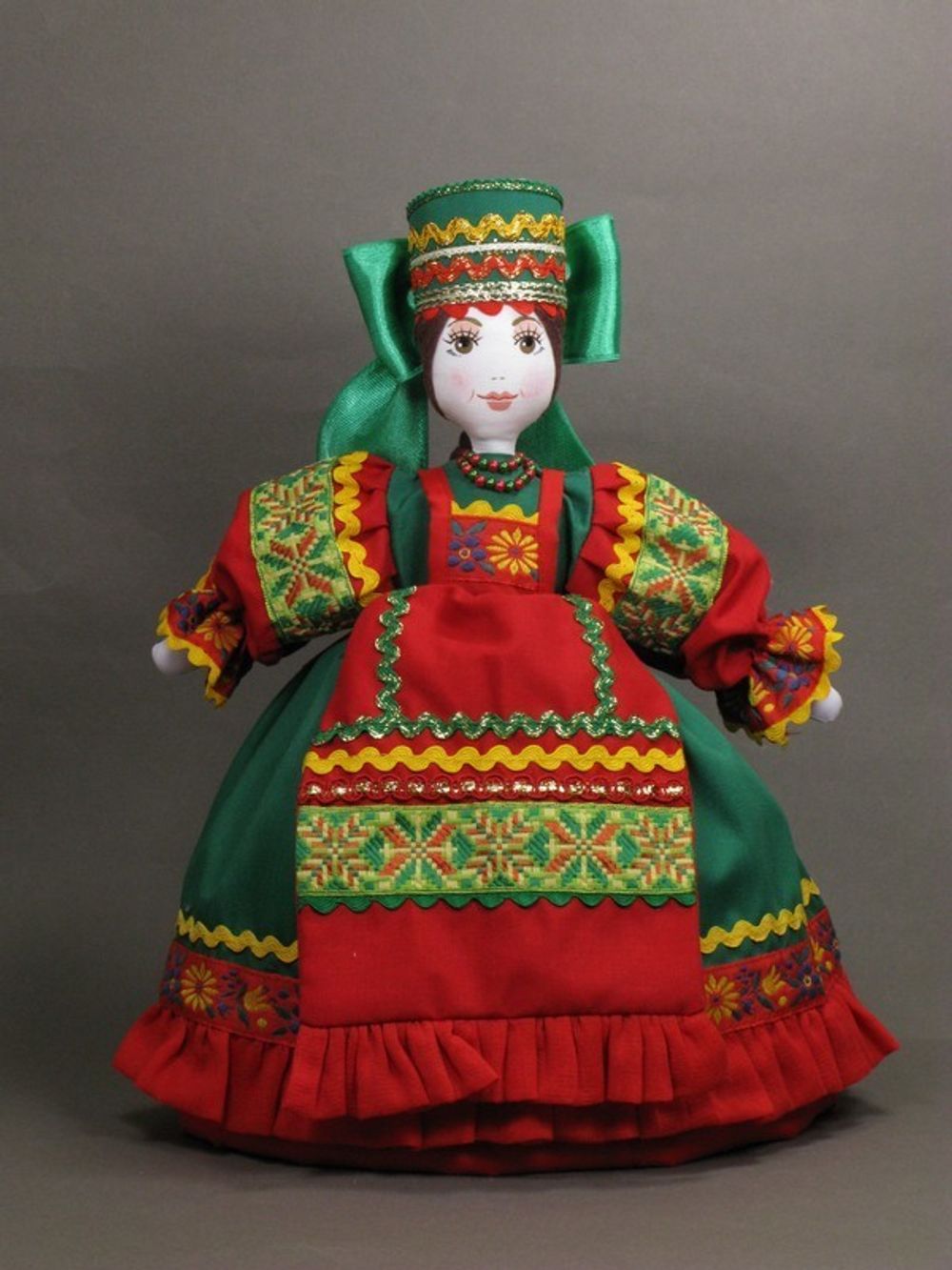 Текстильная Кукла-Грелка на чайник