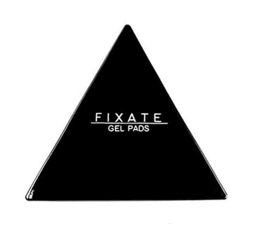 Силиконовый коврик на панель автомобиля Fixate (черный) треугольный