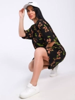 Платье-футболка спортивное оверсайз