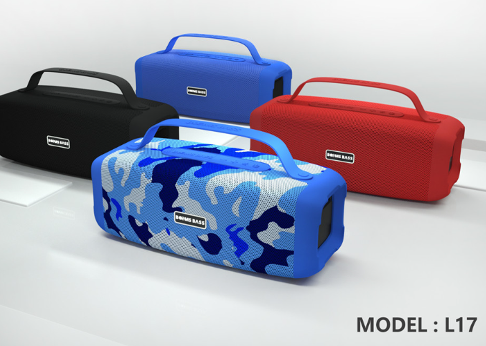 Портативная колонка Booms Bass L17 (10W/BT/USB/FM)