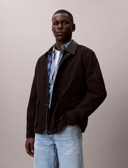 Куртка Calvin Klein Cotton Stretch Relaxed Barn Jacket Black
