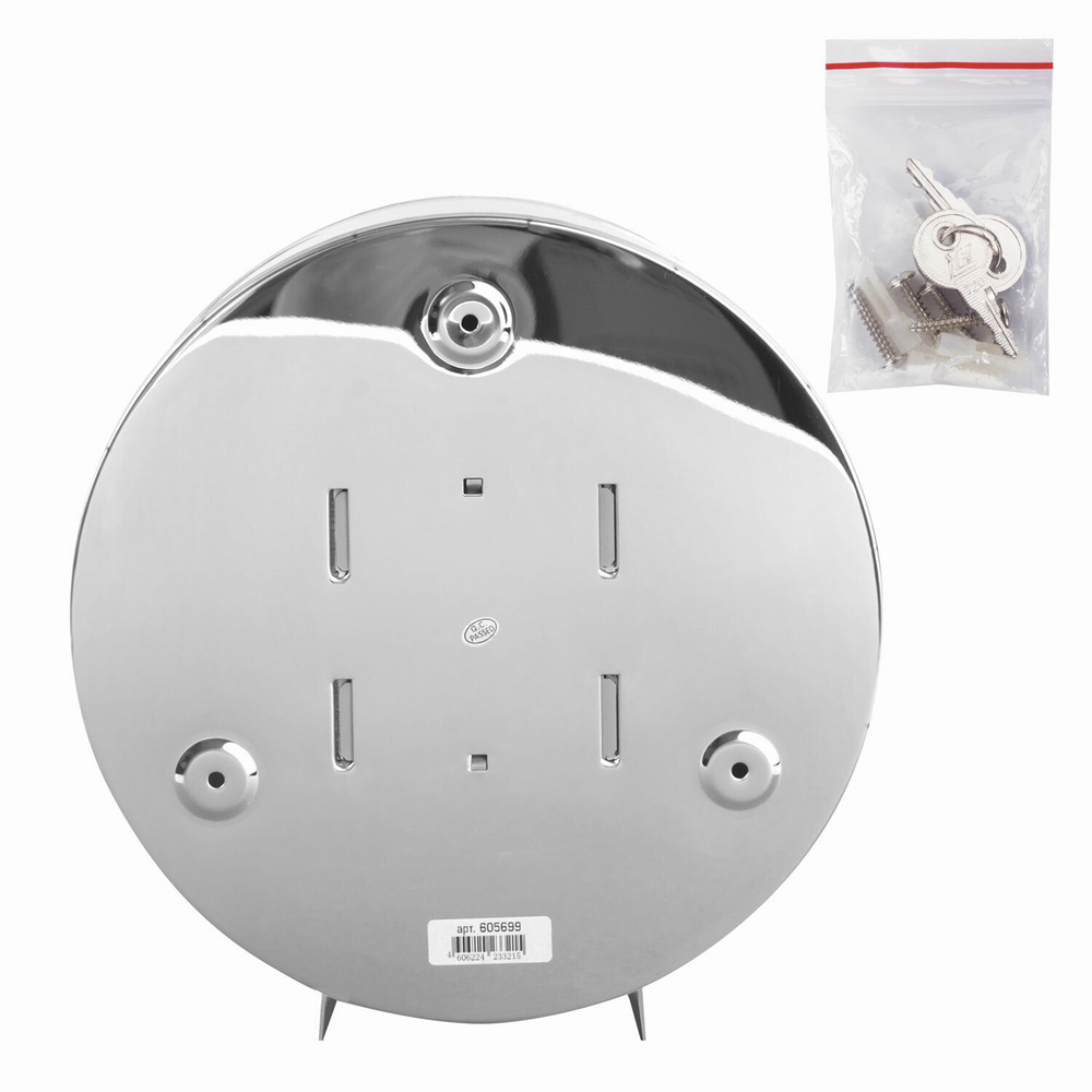 Диспенсер для туалетной бумаги LAIMA PROFESSIONAL INOX, (Система T2) малый, нержавеющая сталь, зеркальный.