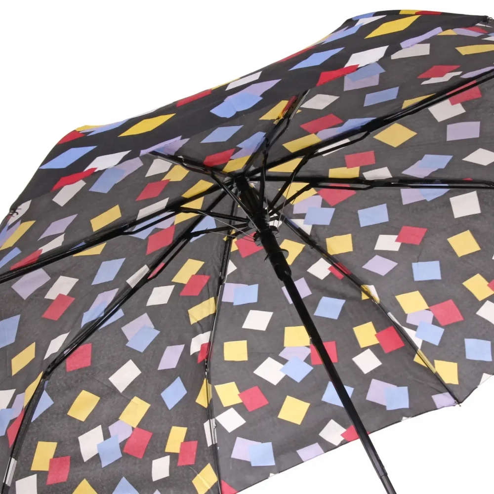 Зонт женский полуавтомат «Ultramarine - Геометрия», микс 6 цветов, 8 спиц, d-100см, длина в слож. виде 68см