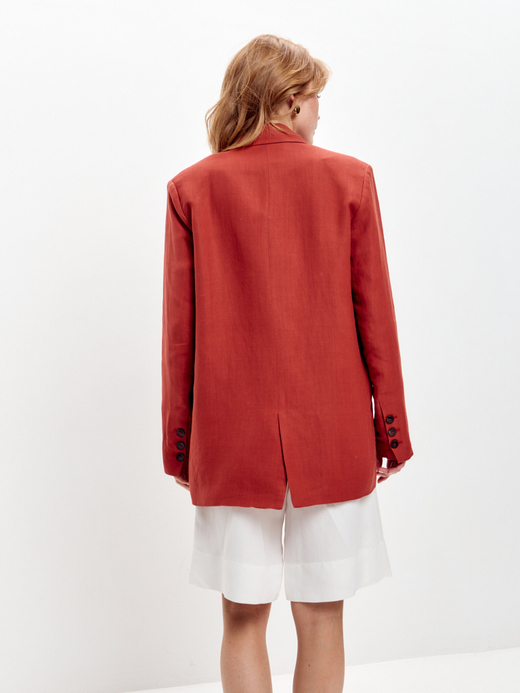 Льняной жакет