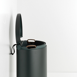 Мусорный бак с педалью 40л FB Brabantia Минерально-графитовый
